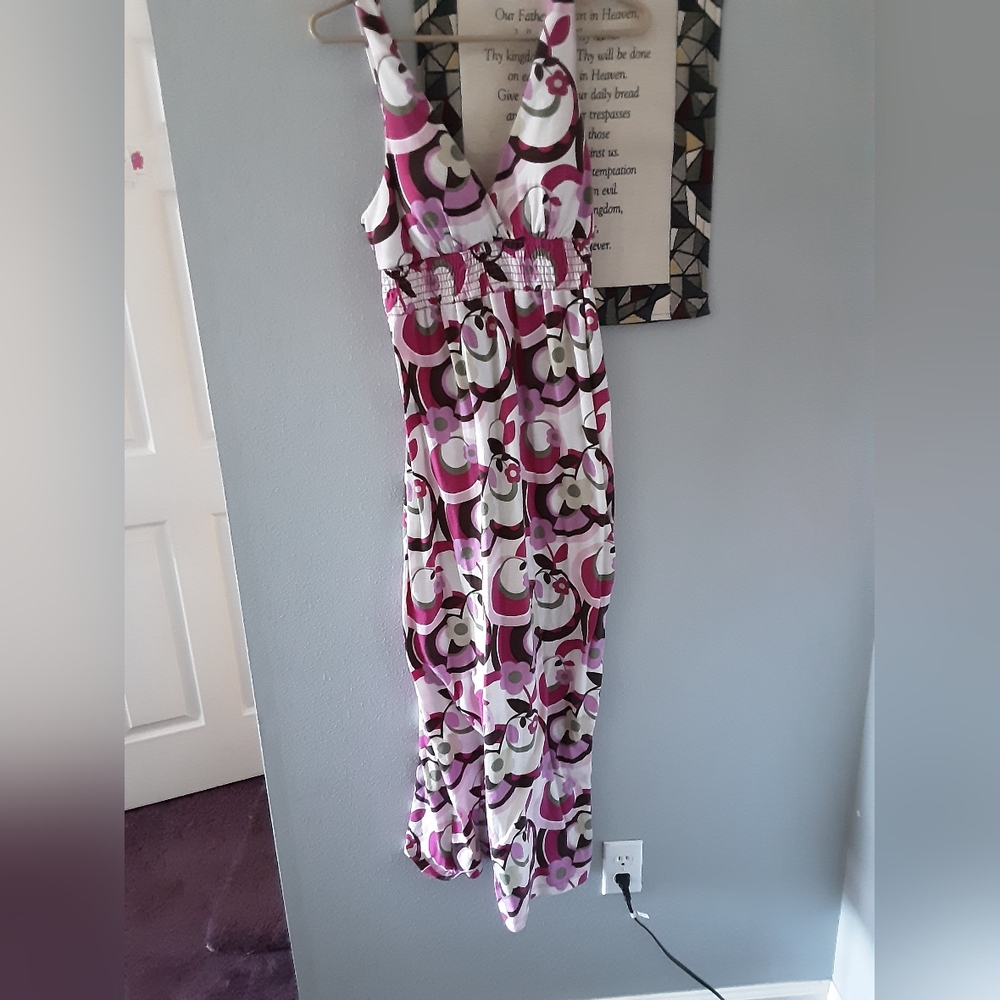 No Boundaries Pink and White Floral Dress